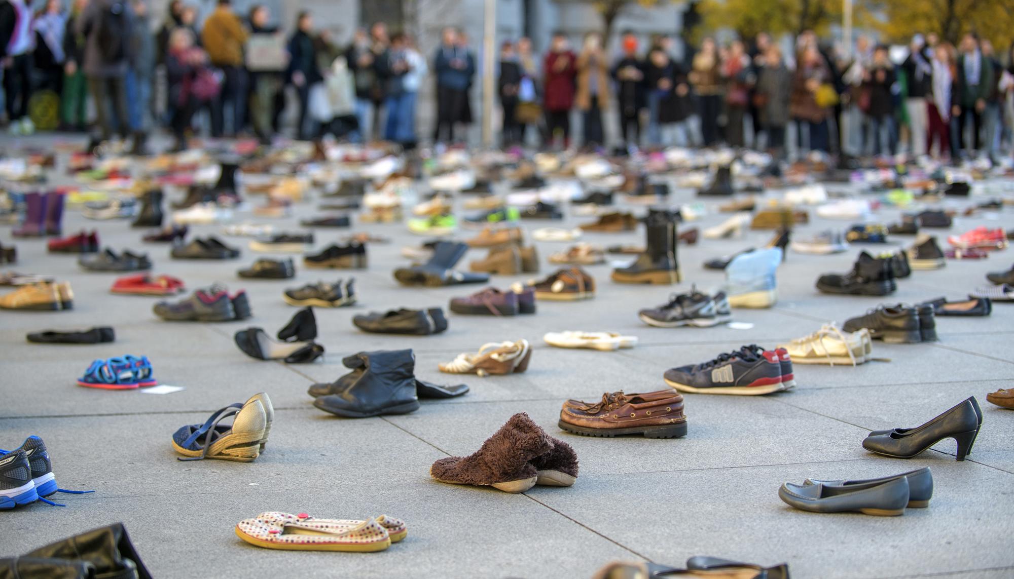 Acción zapatos Palestina - 7